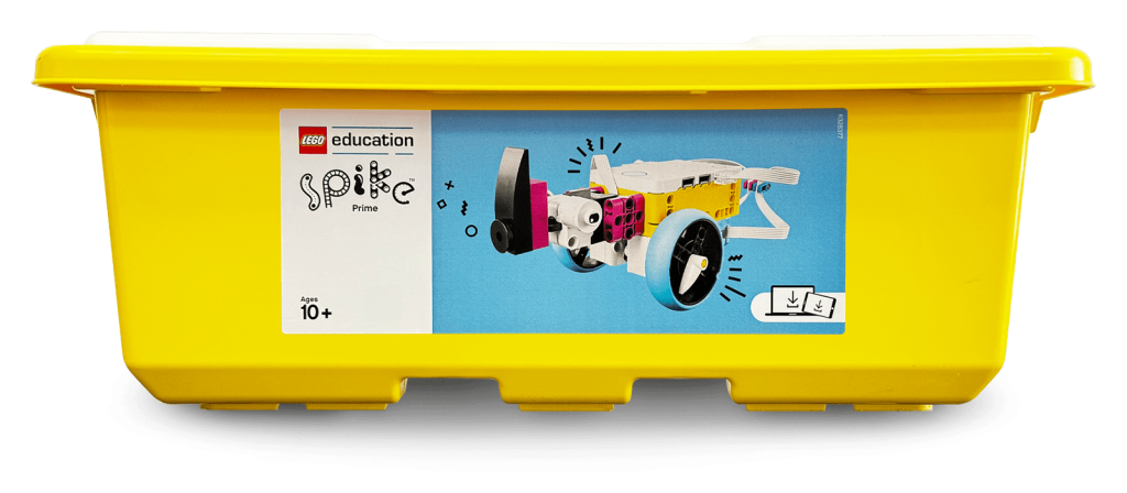 Front view of the LEGO Education SPIKE Prime box